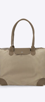 Tote nylon contrastes