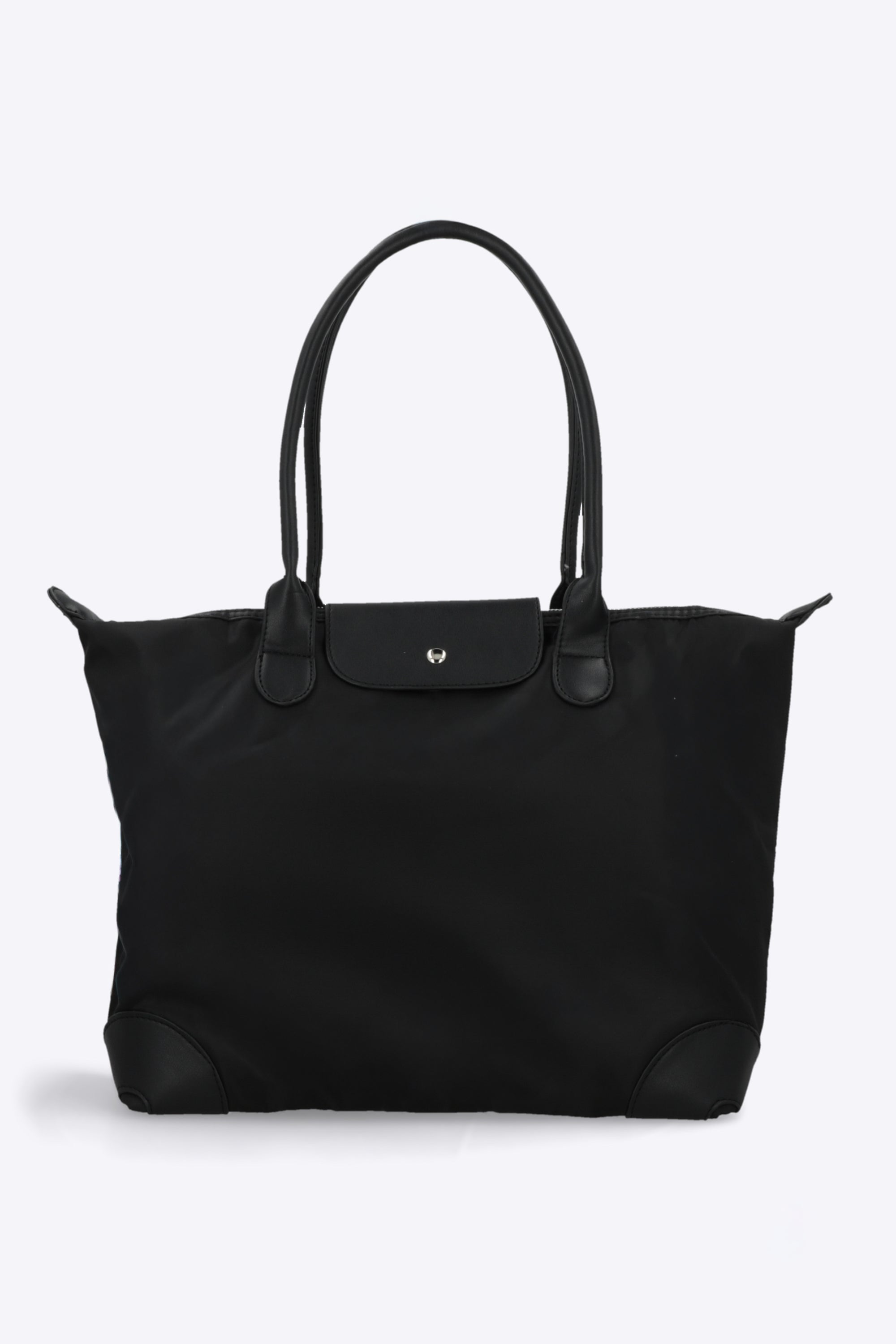 Tote nylon contrastes