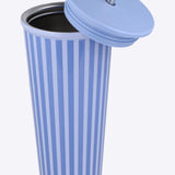 Vaso 550 ml rayas esmaltadas