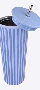 Vaso 550 ml rayas esmaltadas
