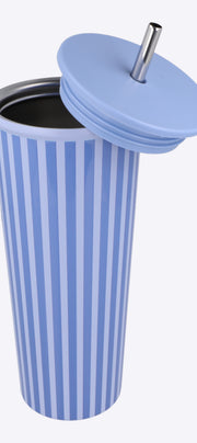 Vaso 550 ml rayas esmaltadas