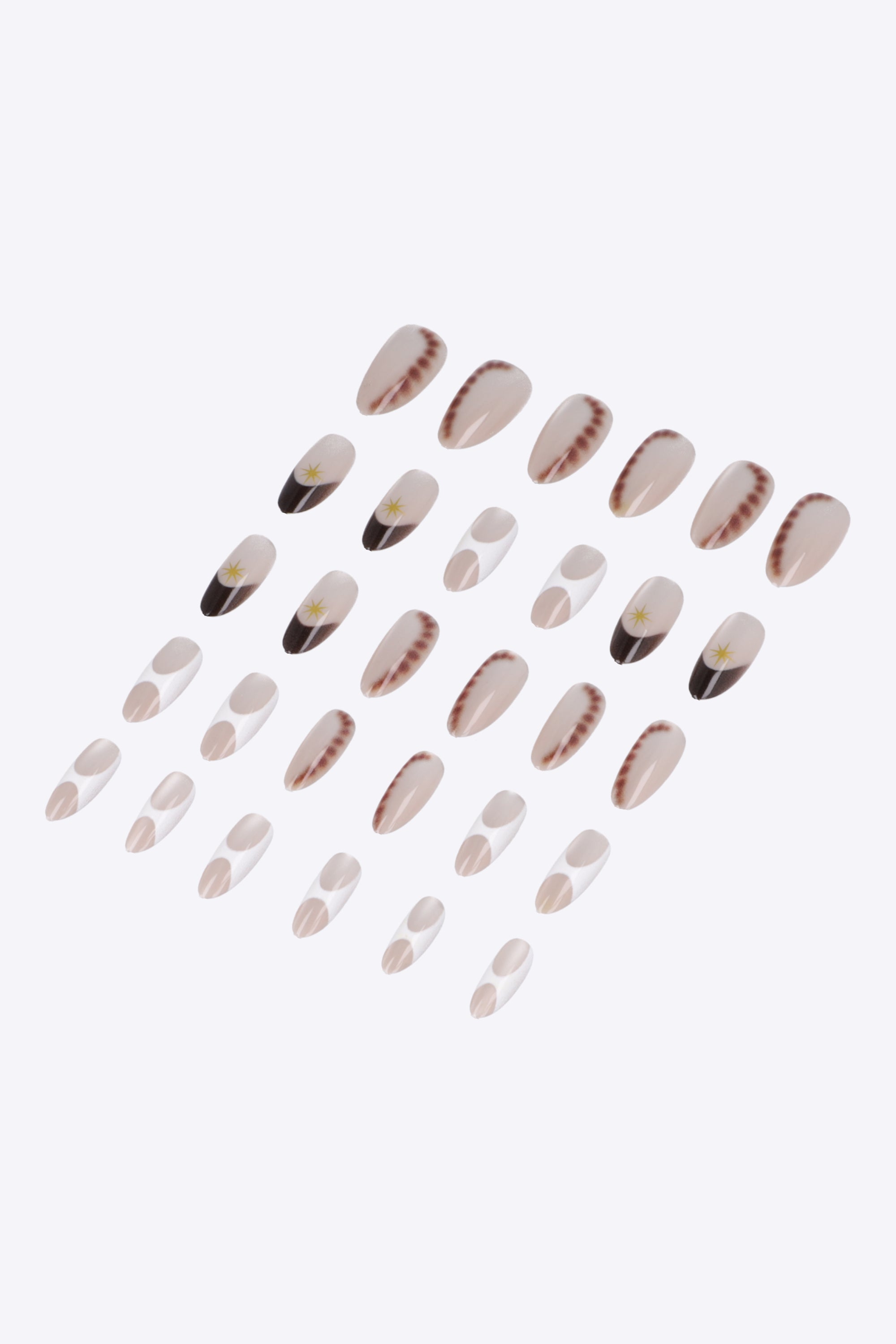 Set 30 uñas diseño
