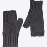 Guantes bordados sin dedos