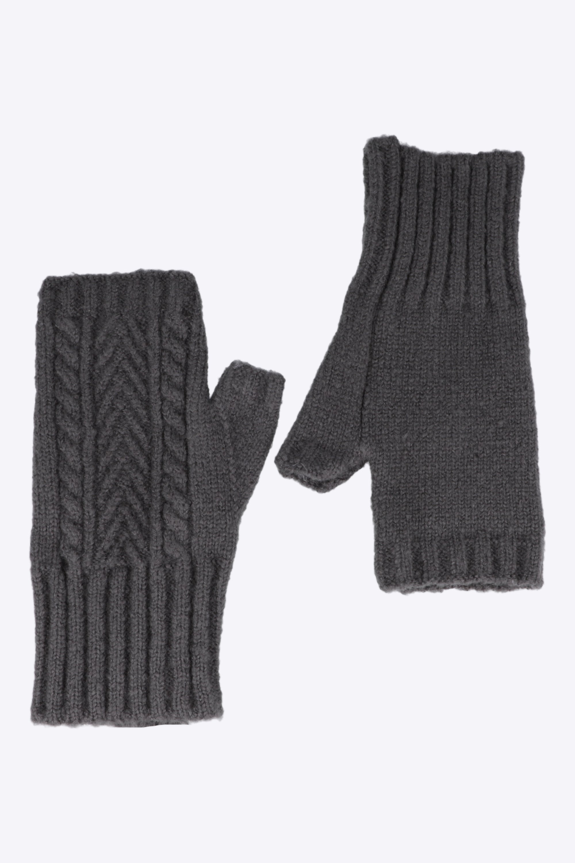 Guantes bordados sin dedos