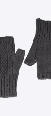 Guantes bordados sin dedos