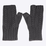 Guantes bordados sin dedos
