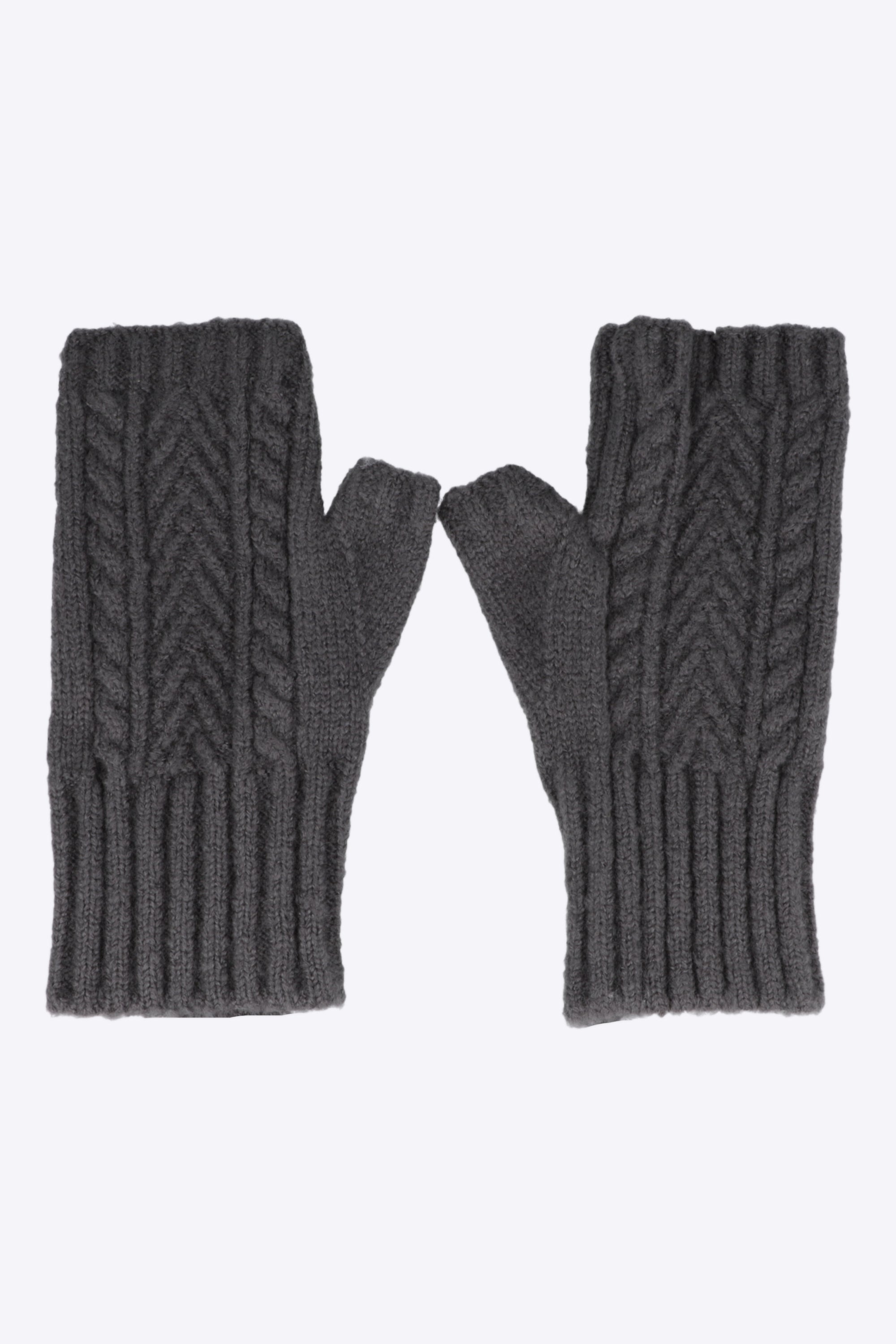 Guantes bordados sin dedos