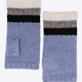 Guantes sin dedos rayas