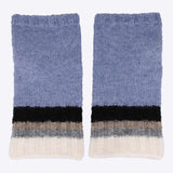 Guantes sin dedos rayas