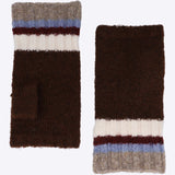Guantes sin dedos rayas