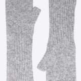 Guantes sin dedos jaspe largos