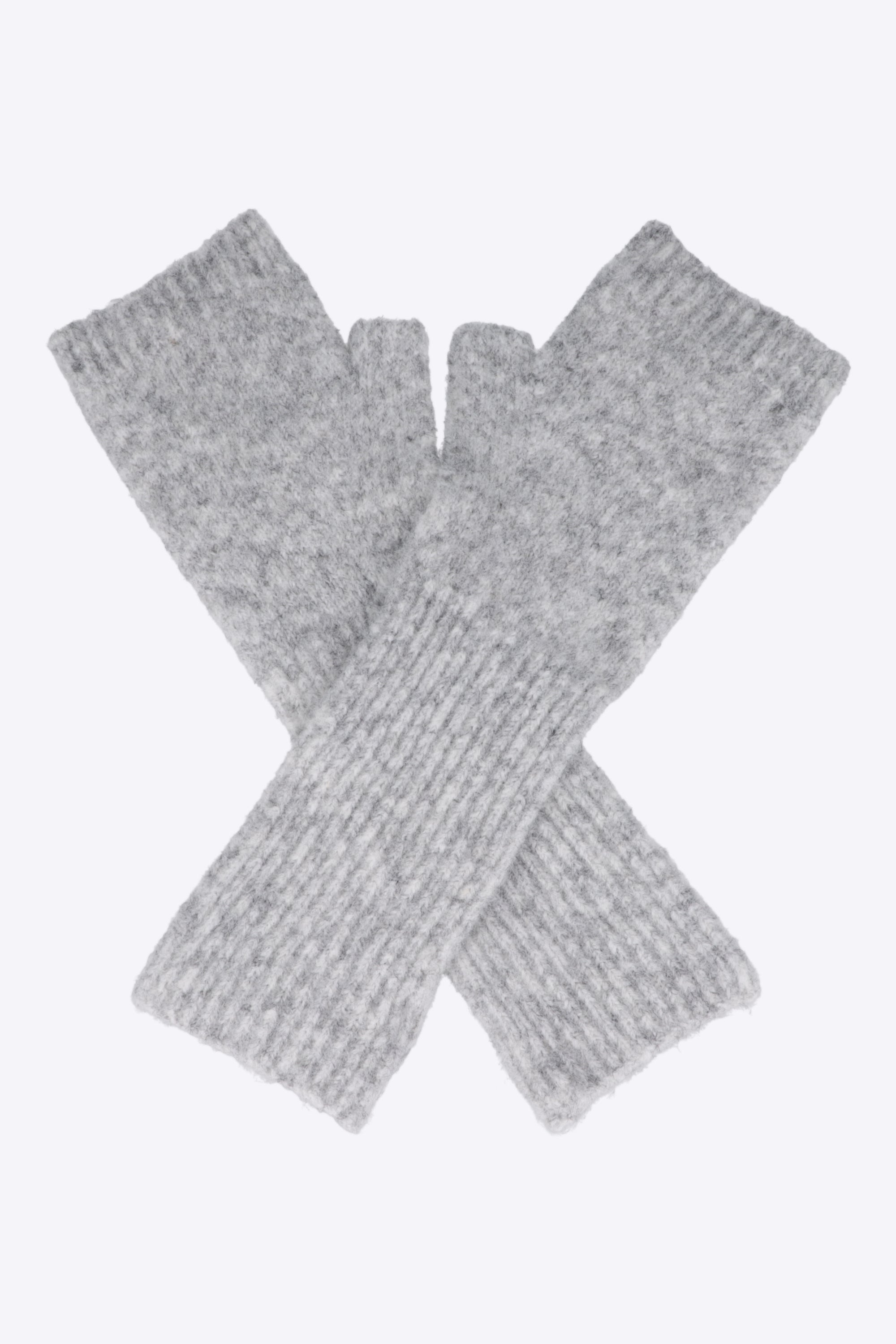 Guantes sin dedos jaspe largos