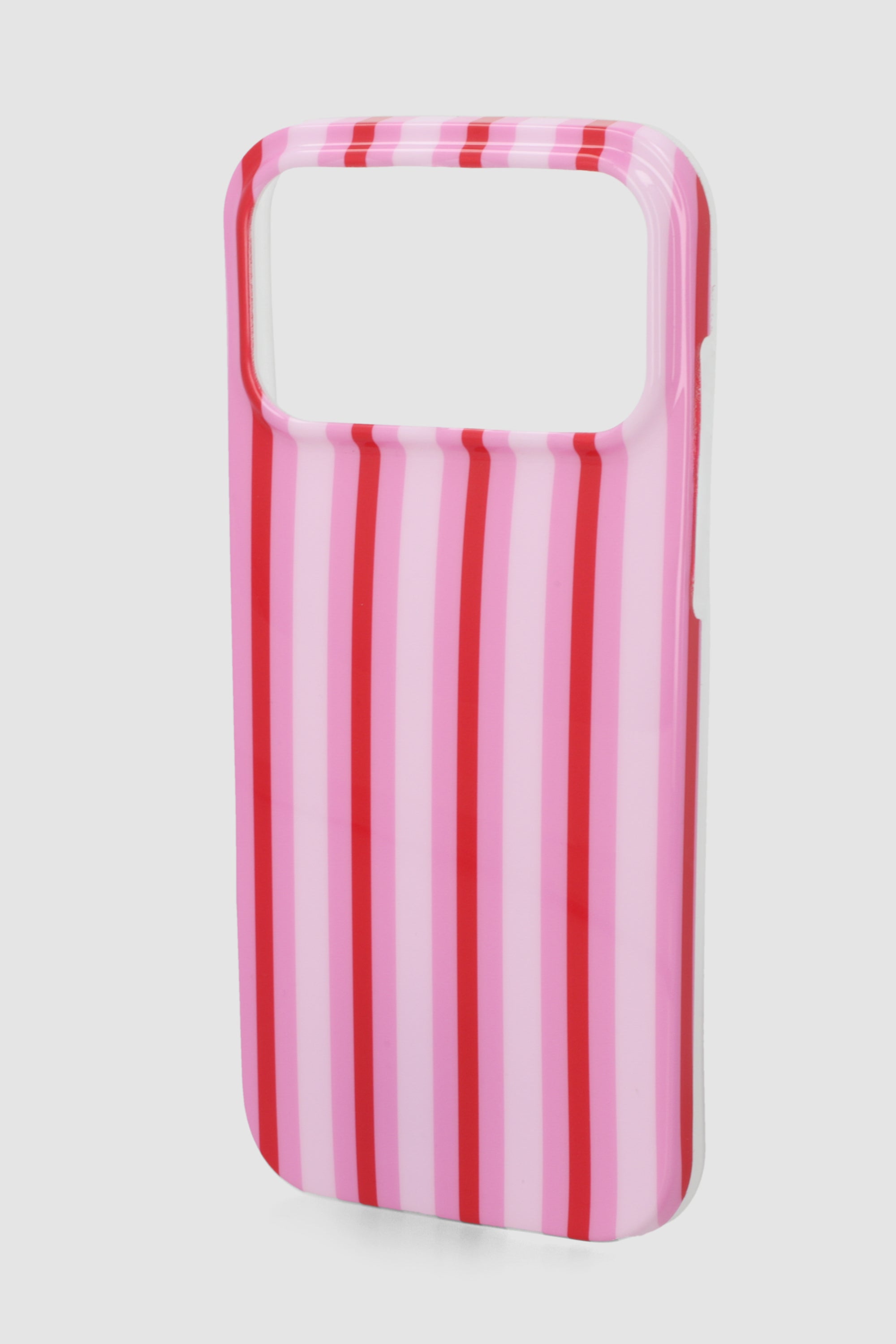 Funda i phone pro max cel rayas ROSA