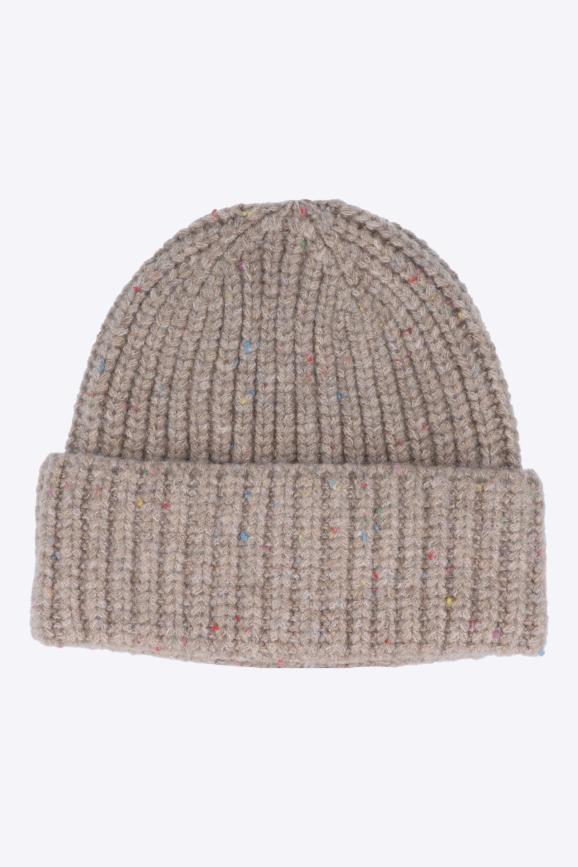 Beanie tejido jaspeado