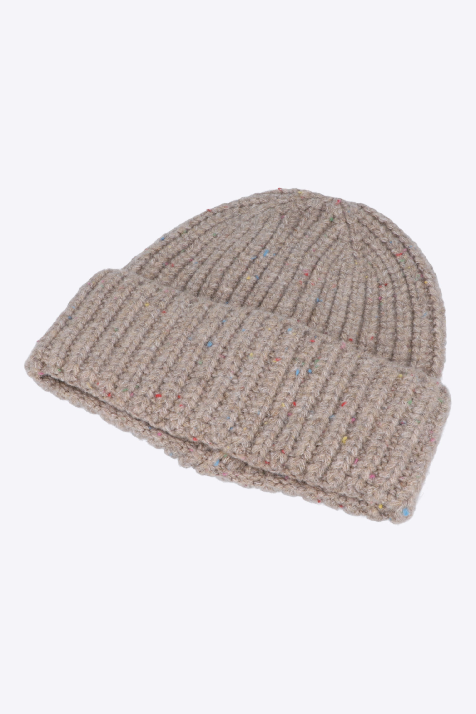 Beanie tejido jaspeado