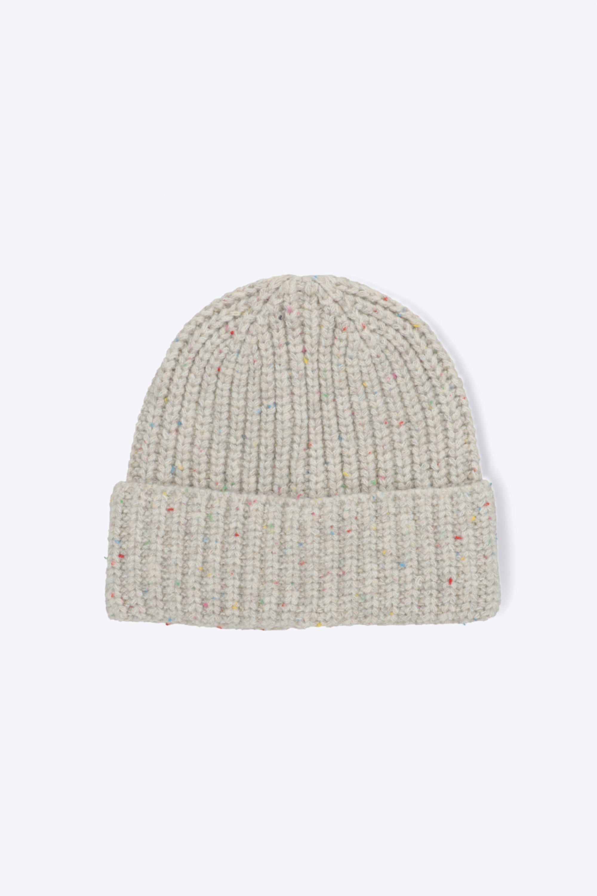 Beanie tejido jaspeado