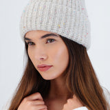 Beanie tejido jaspeado