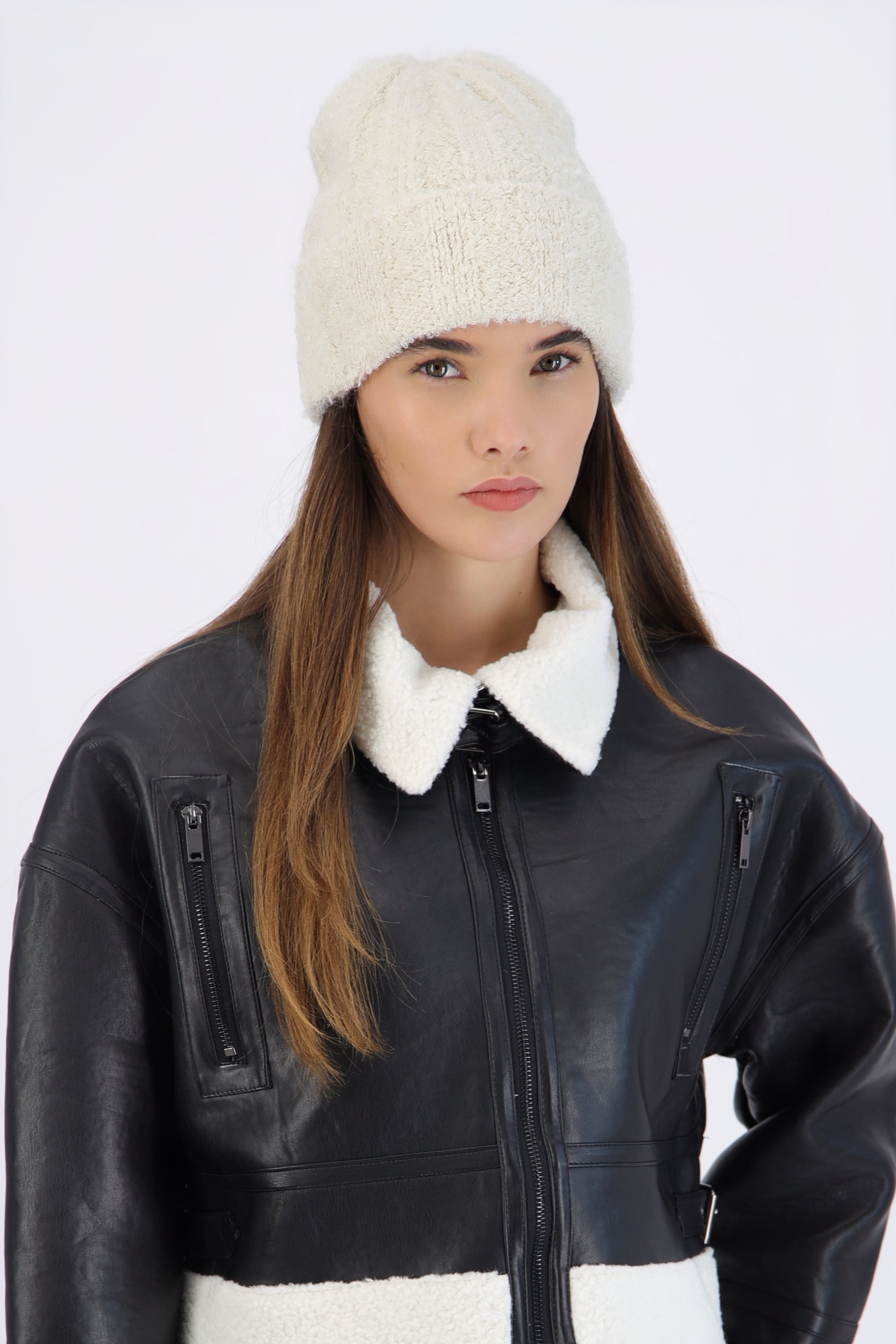Beanie tejido grueso