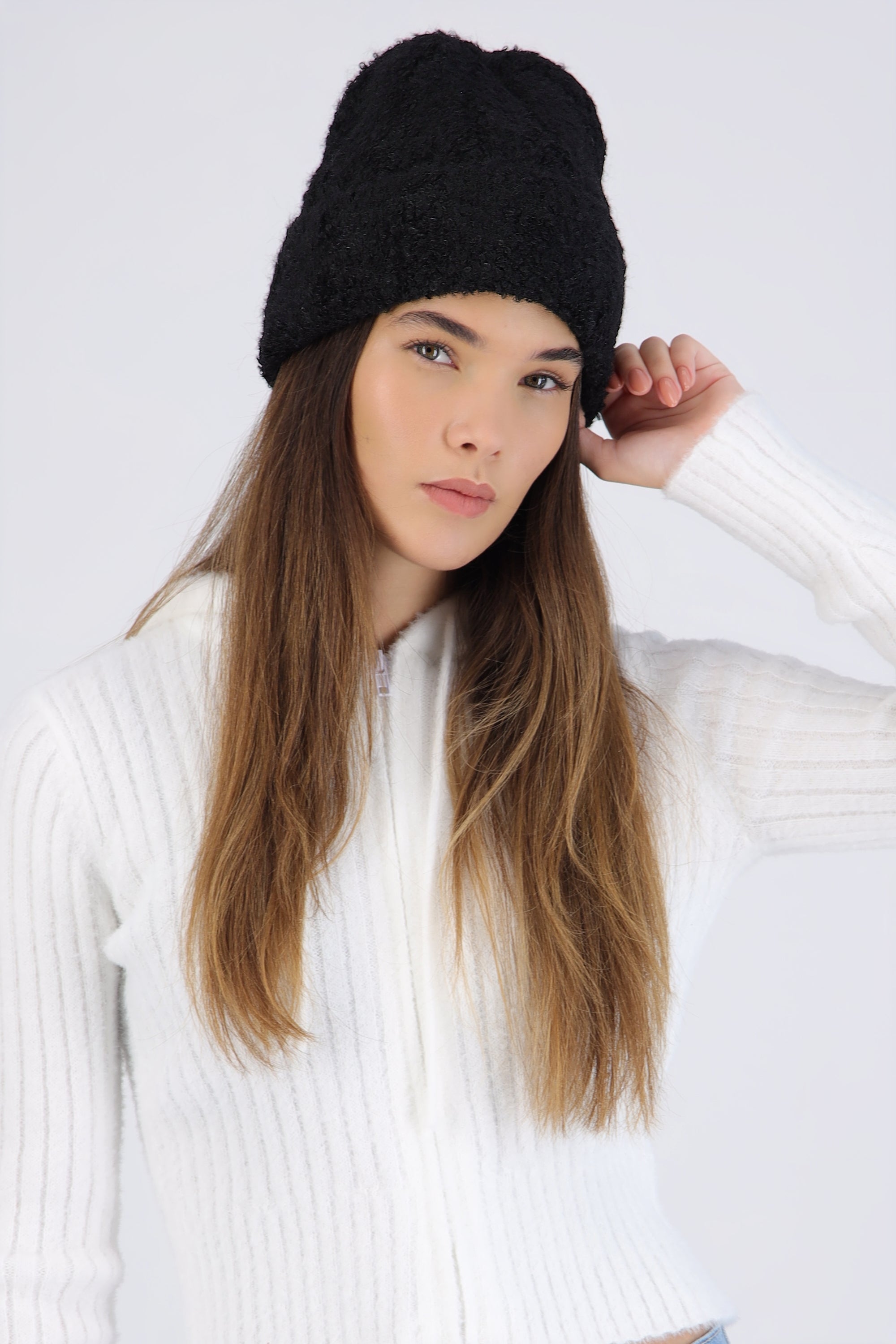 Beanie tejido grueso