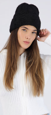 Beanie tejido grueso