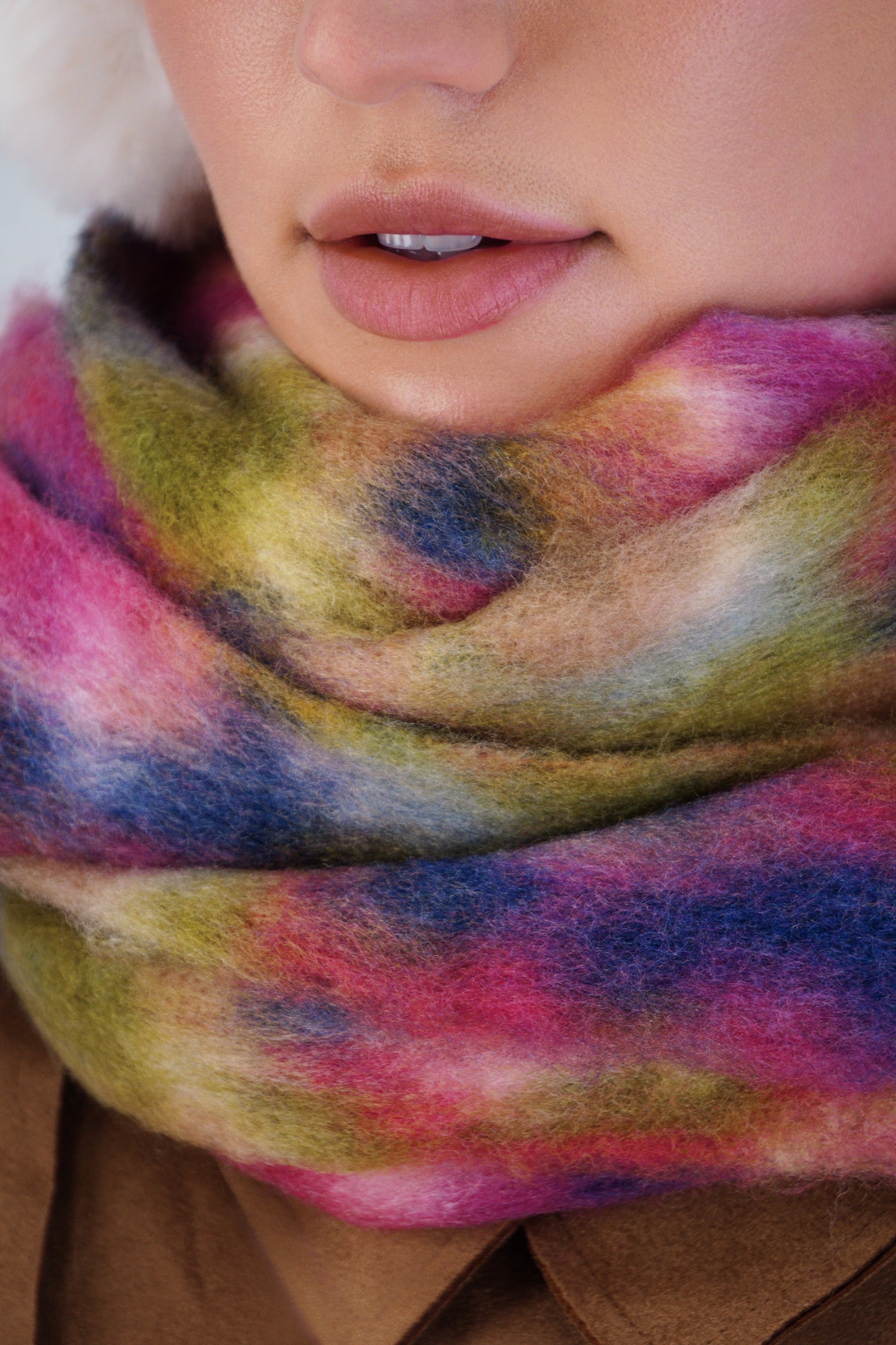 Bufanda suave tie-dye