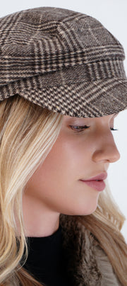 Gorra winter tartán