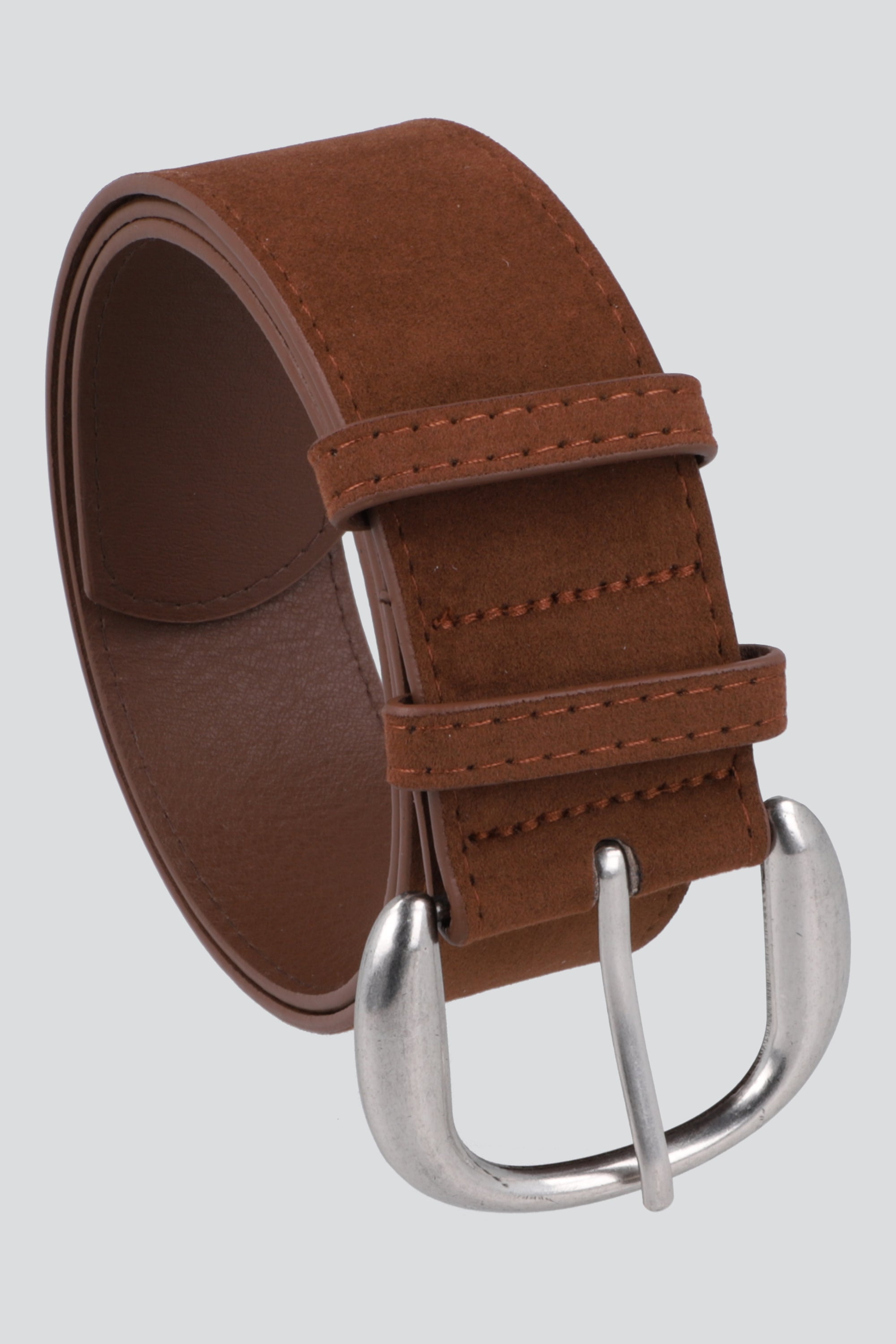 Cinturón suede ancho CAFE