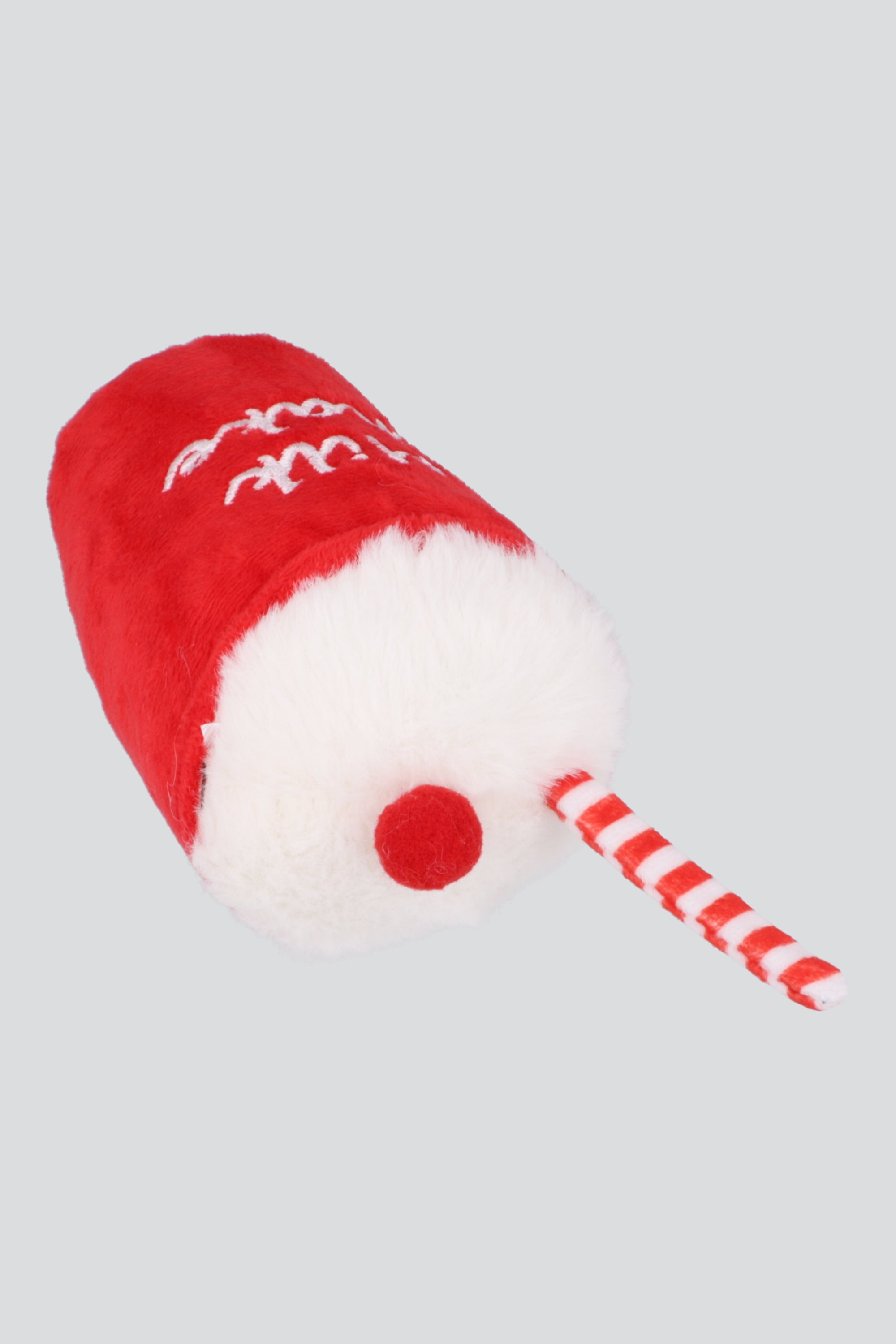 Peluche malteada mascota ROJO