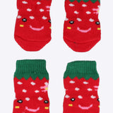 Calcetines para perro fresa