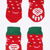 Calcetines para perro fresa