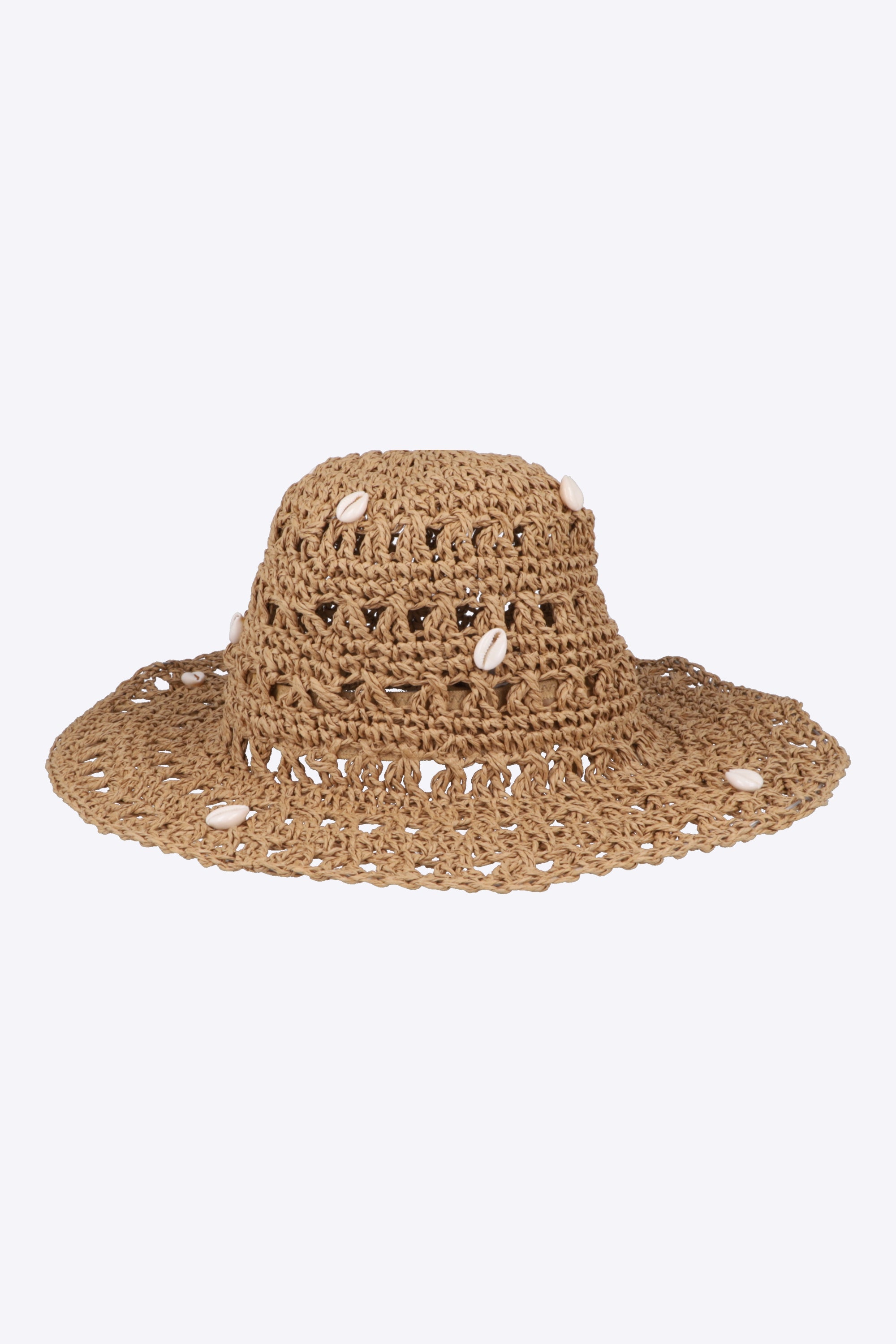 Sombrero floppy calado conchas