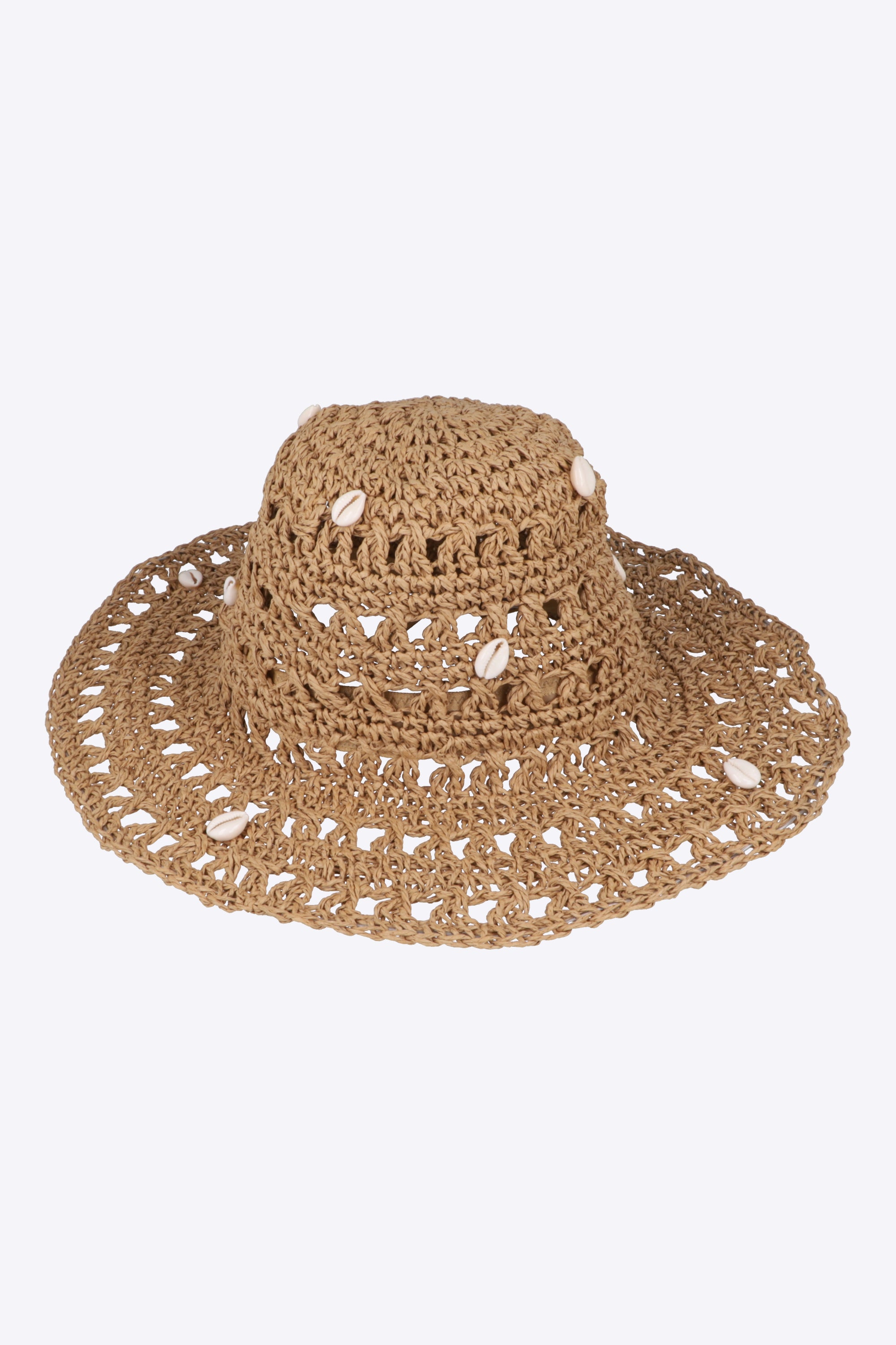 Sombrero floppy calado conchas