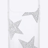 Funda celular i phone 17 pro estrellas glitter