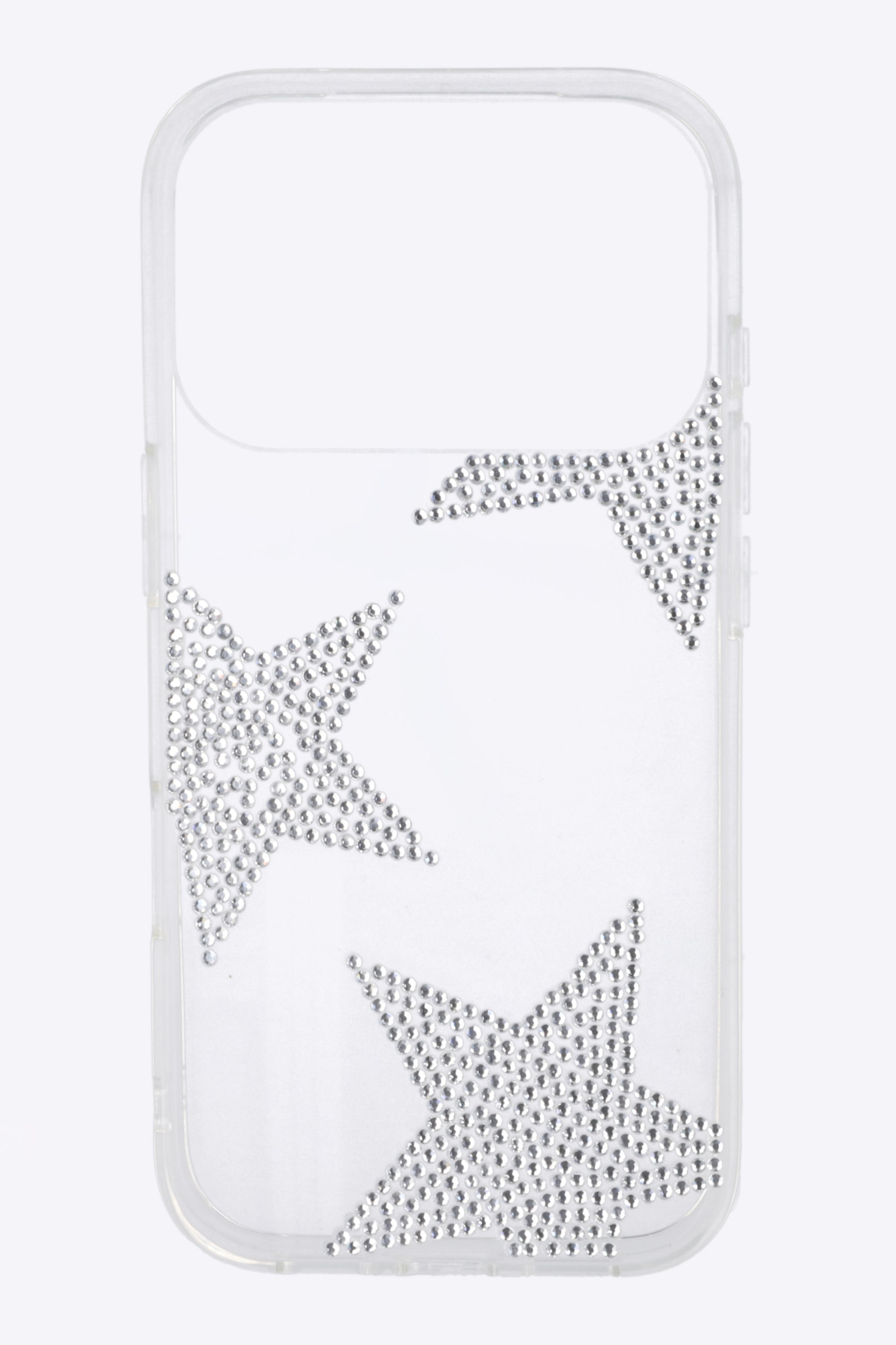 Funda celular i phone 17 pro estrellas glitter