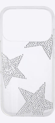 Funda celular i phone 17 pro estrellas glitter
