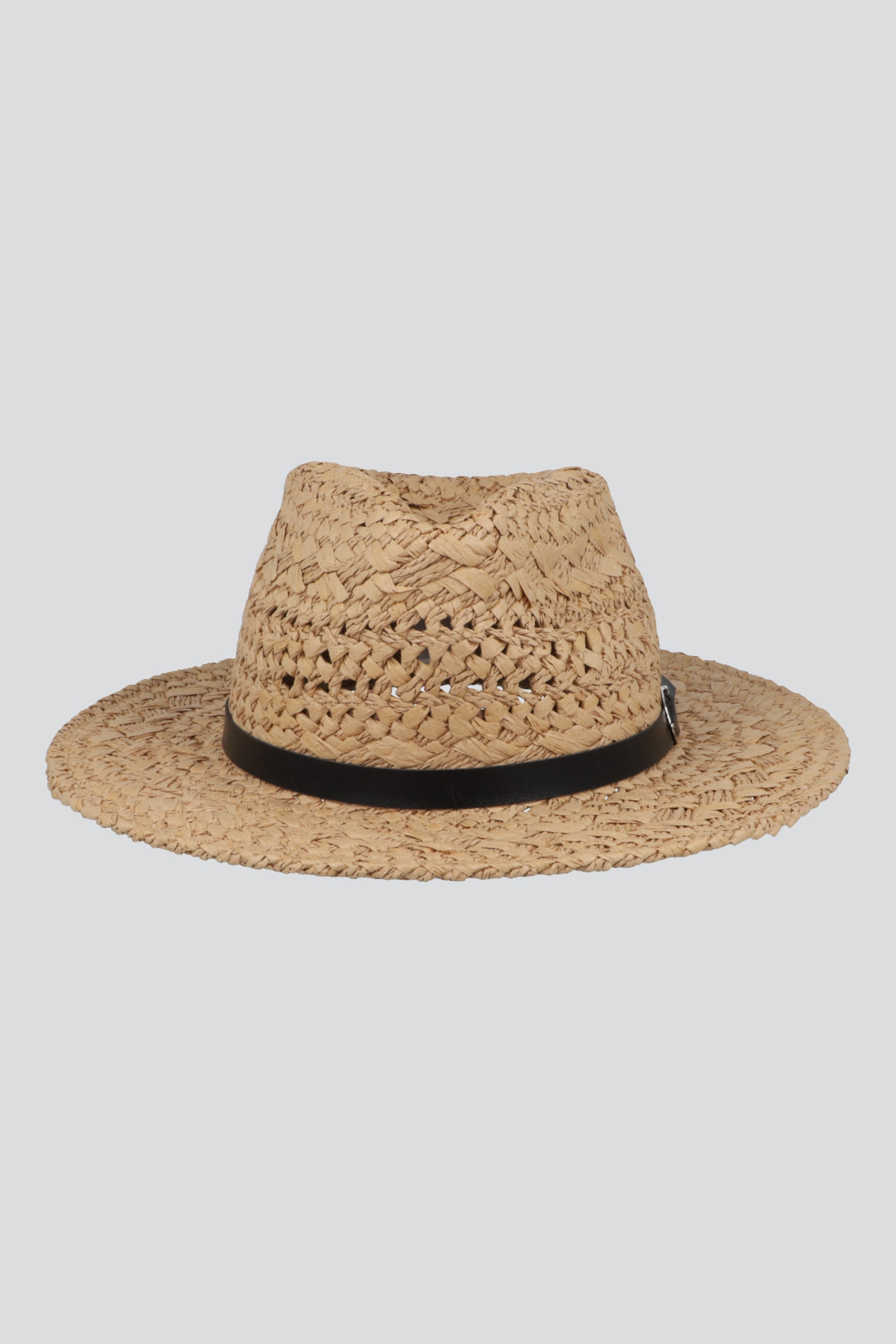 SOMBRERO FEDORA CINTURON BEIGE