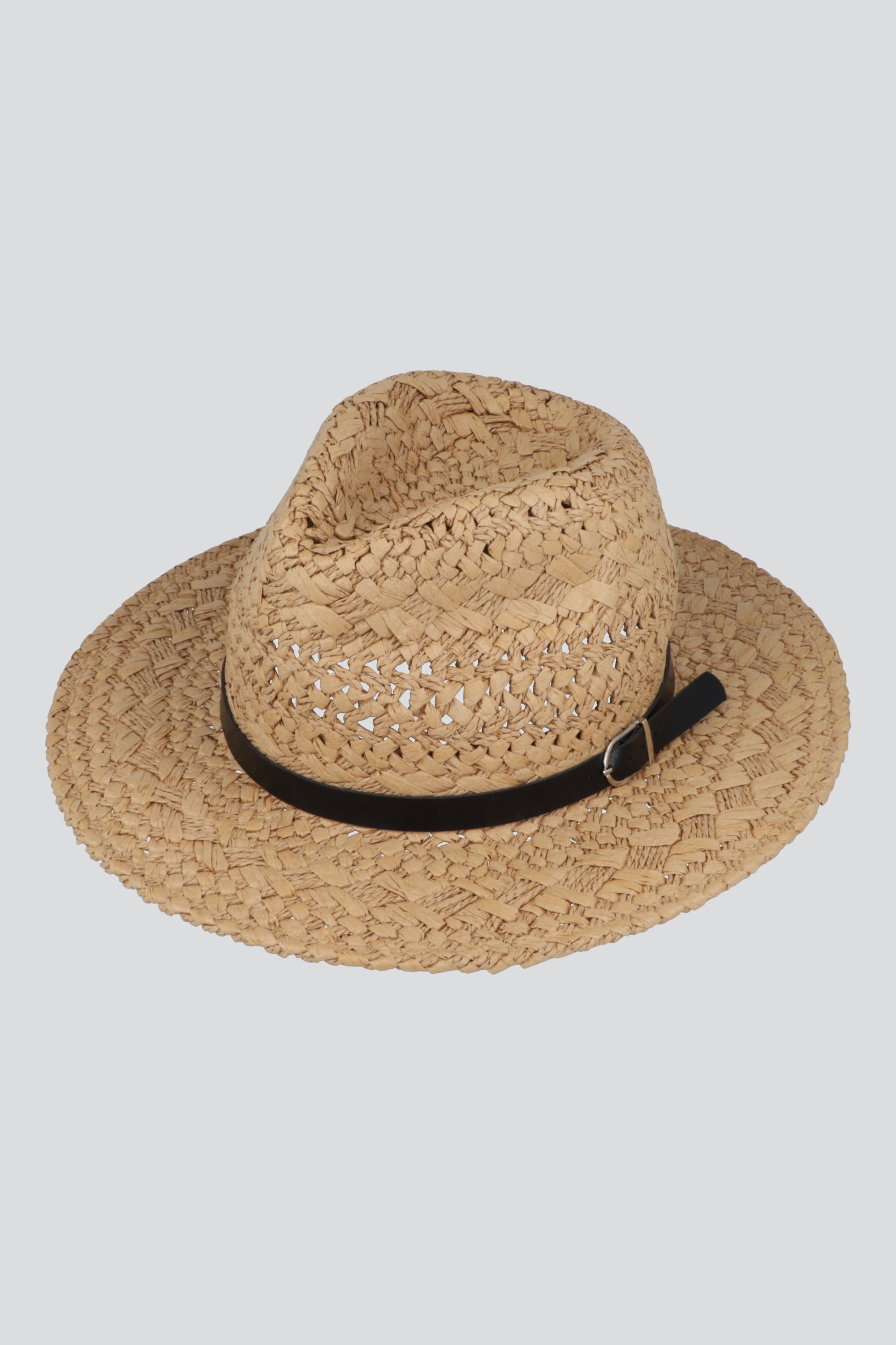 SOMBRERO FEDORA CINTURON BEIGE