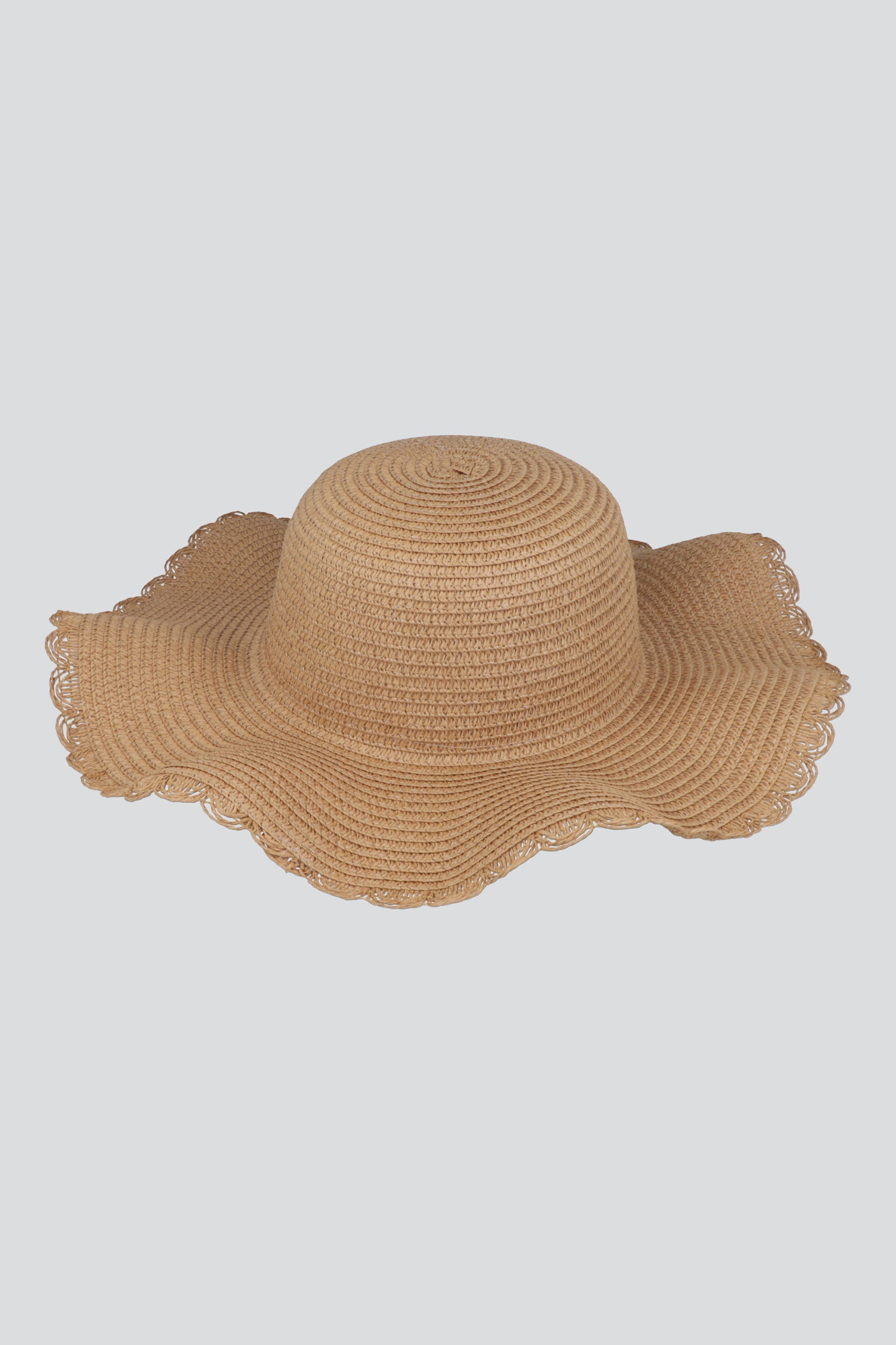 SOMBRERO FLOPPY DETALLE ORILLA BEIGE