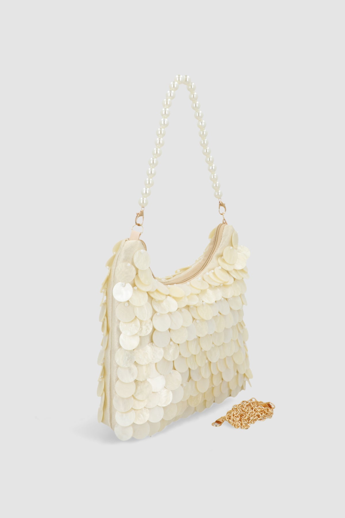 BOLSA HOMBRO FULL CONCHAS BEIGE