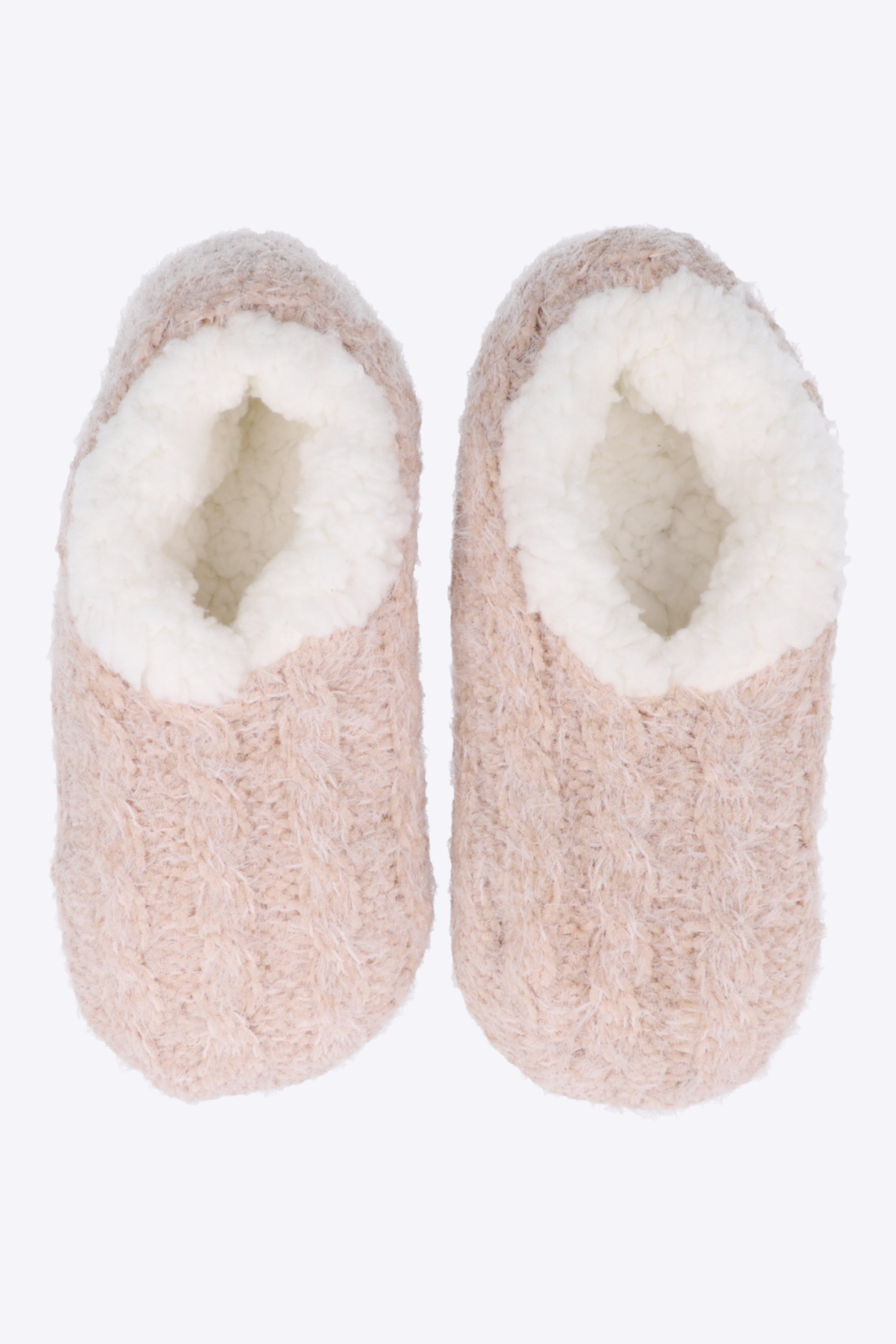 Calceta peluche antiderrapante