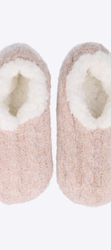 Calceta peluche antiderrapante