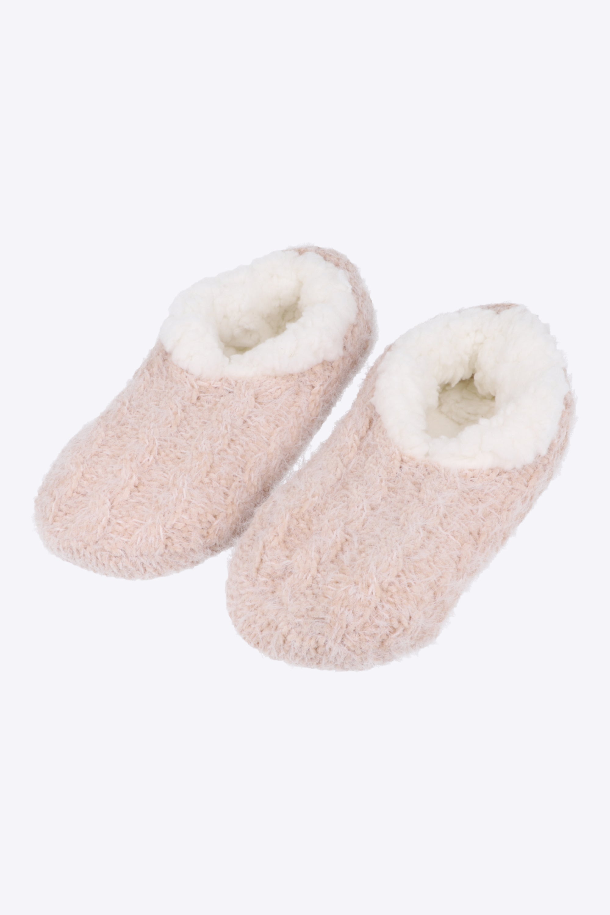 Calceta peluche antiderrapante