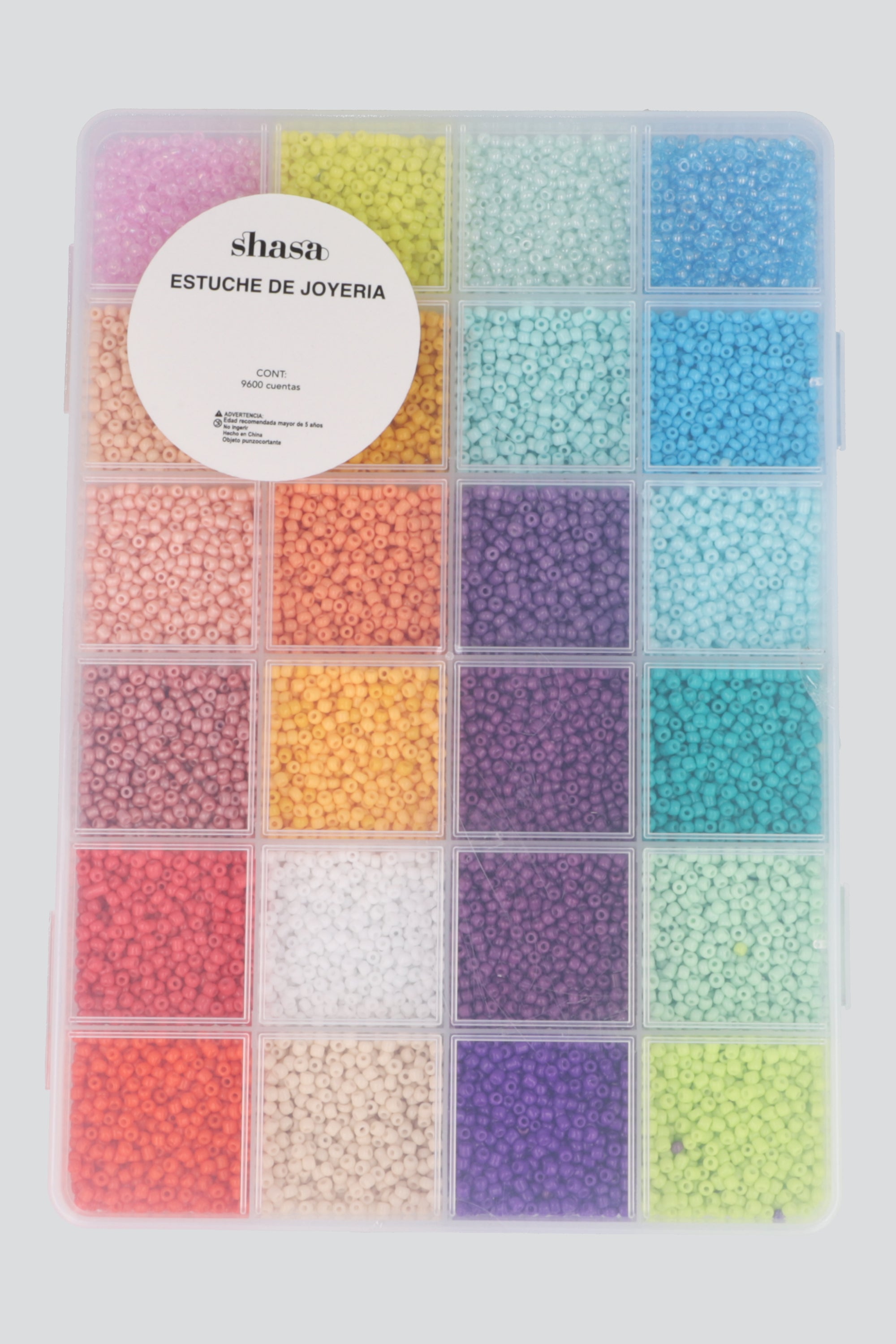 Set cuentas chaquiras multicolor MULTICOLOR