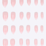 Set 24 uñas rhinestones