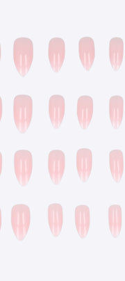 Set 24 uñas rhinestones