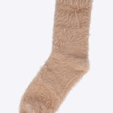 Calceta tejido peluche