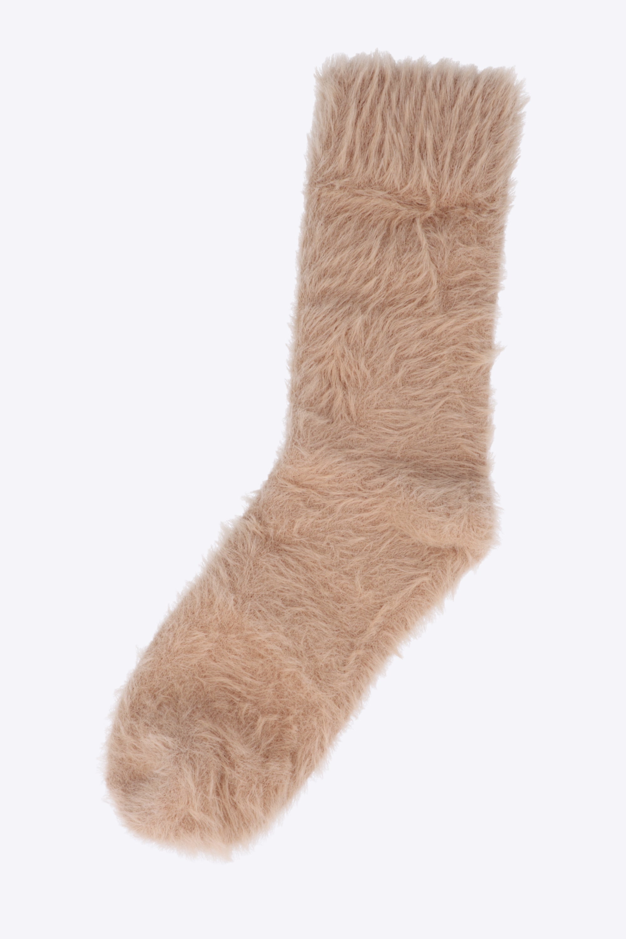 Calceta tejido peluche