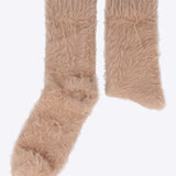 Calceta tejido peluche