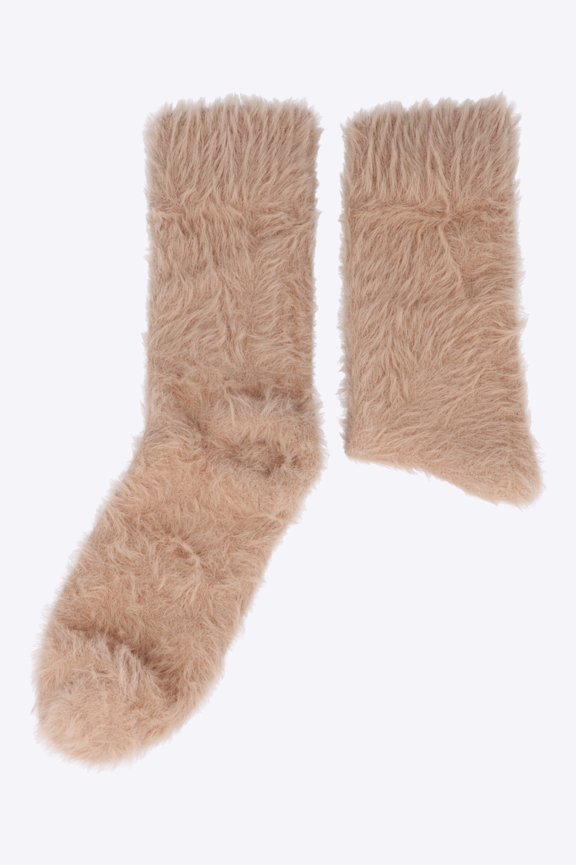Calceta tejido peluche