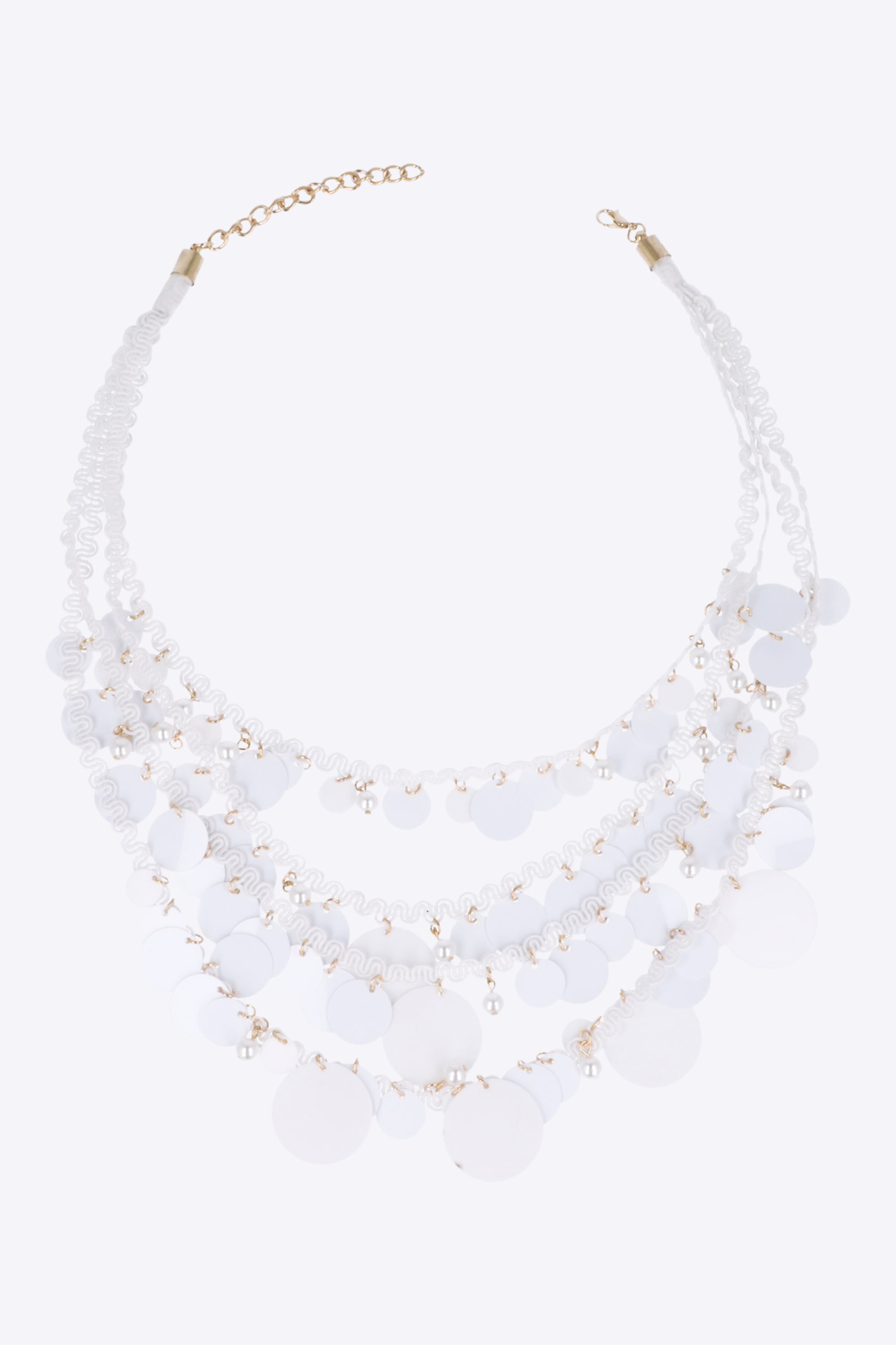 Maxi collar conchas circulares